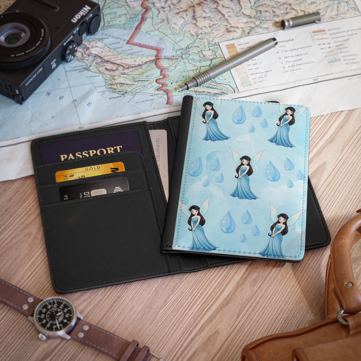 The Misty Passport Cover